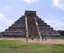 Chitchen Itza-pyramiden på Yucatán-halvøen